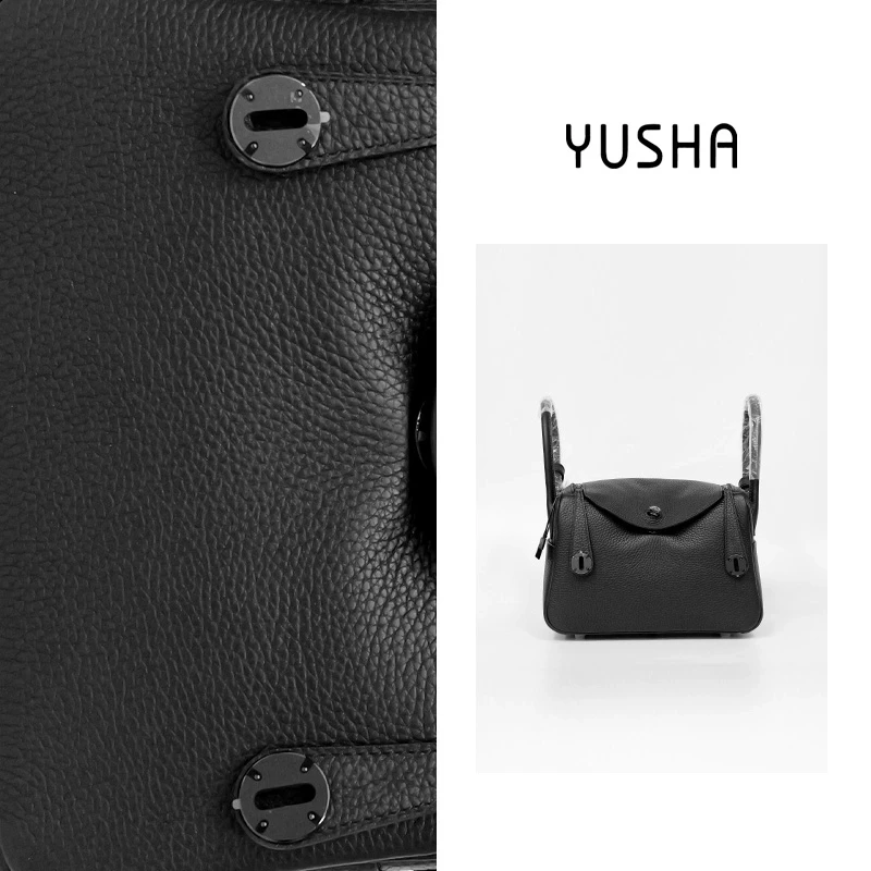YUSHA/高档高版TC小耳朵包莎菲线黑色黑扣
