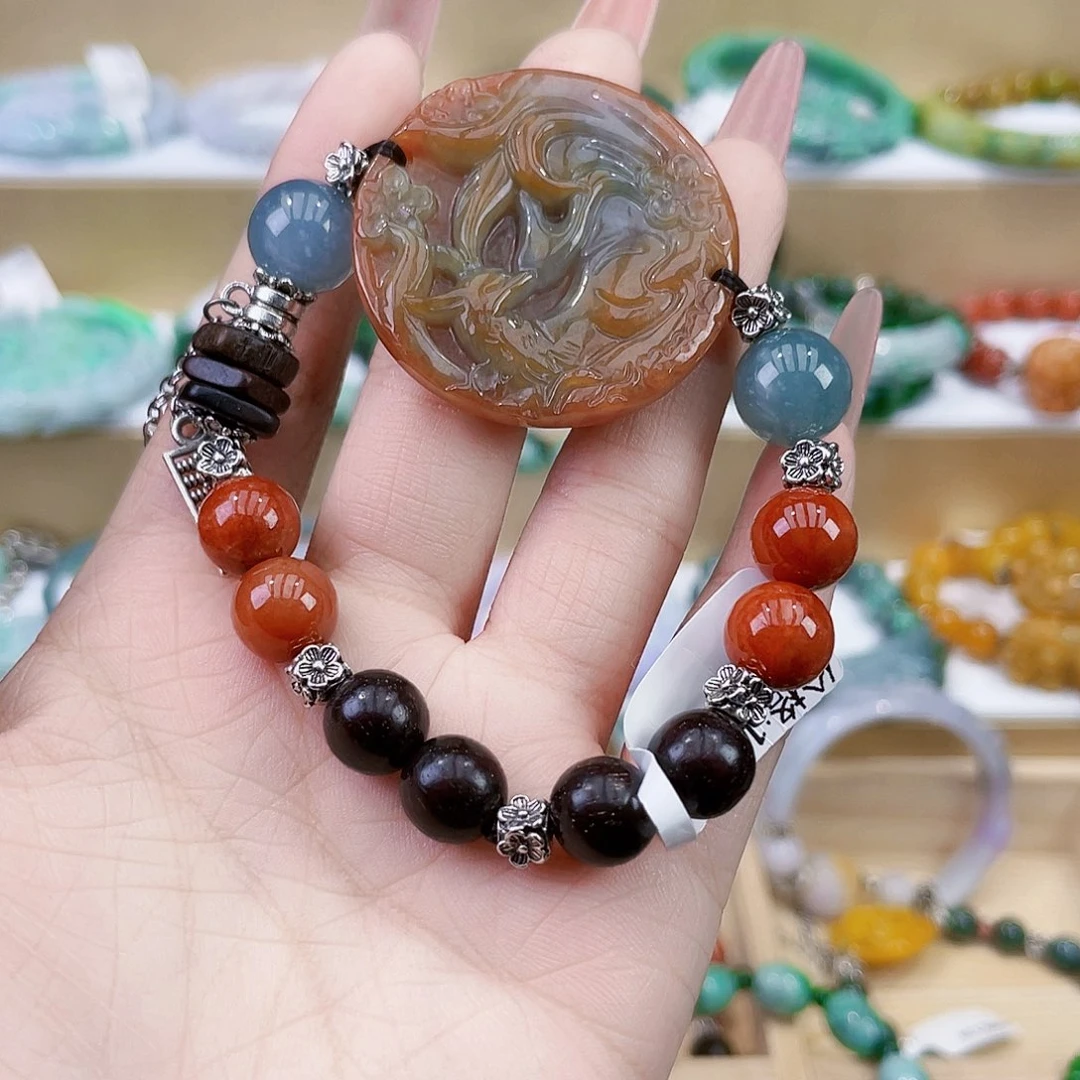 翡翠未镶嵌手链手链