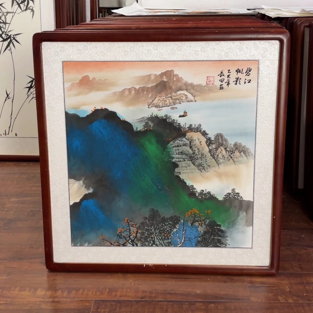 国画带框尺寸63*63厘米