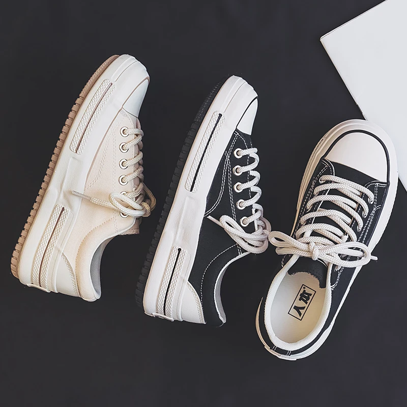 【夏款捡漏】夏季新款低帮帆布鞋女韩版百搭休闲显脚小运动ins板鞋