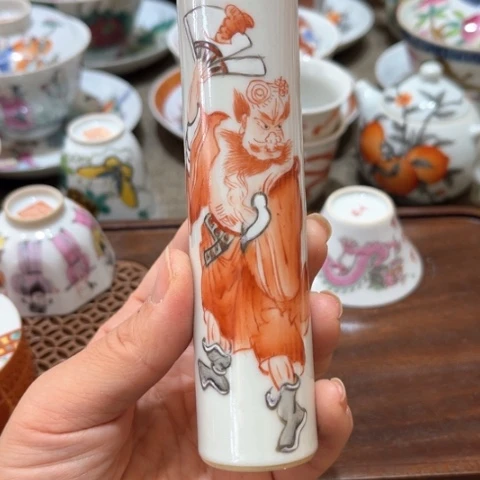 手绘茶杯盖碗壶承