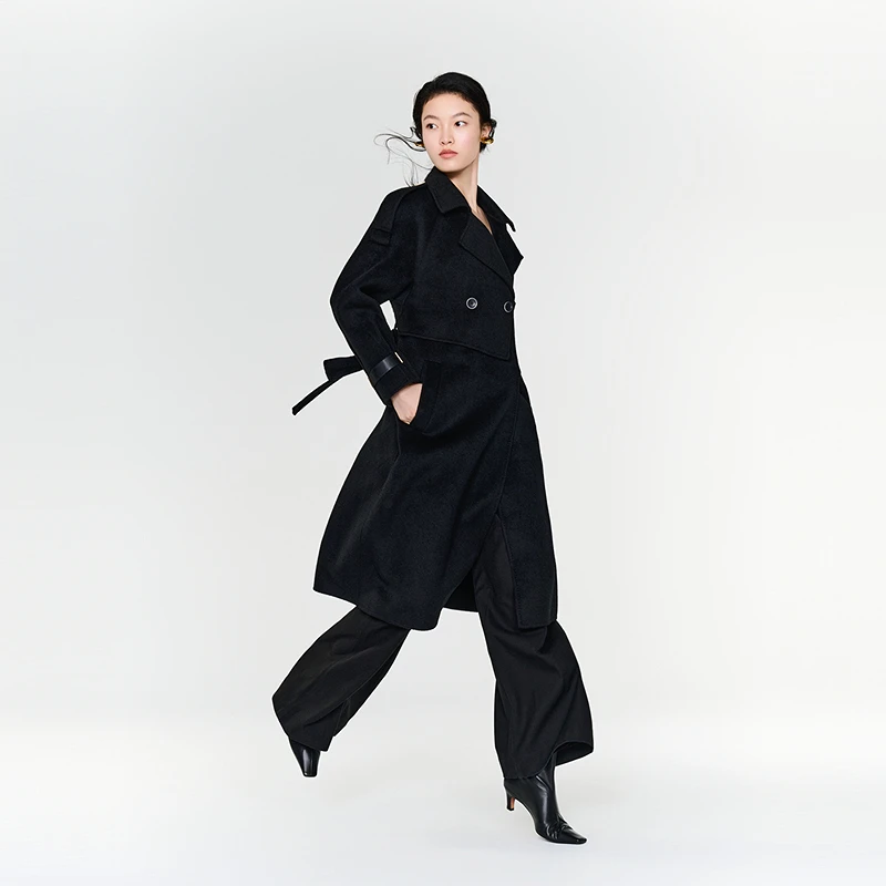 HPLY荷比俪【七语专享】冬季新款长款大衣HMD43500102