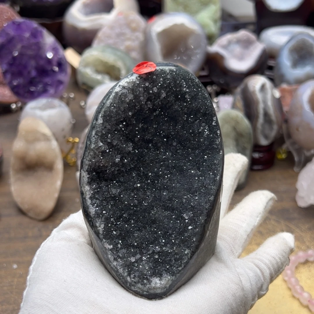 水晶珠宝半成品未镶嵌绿色晶镇25