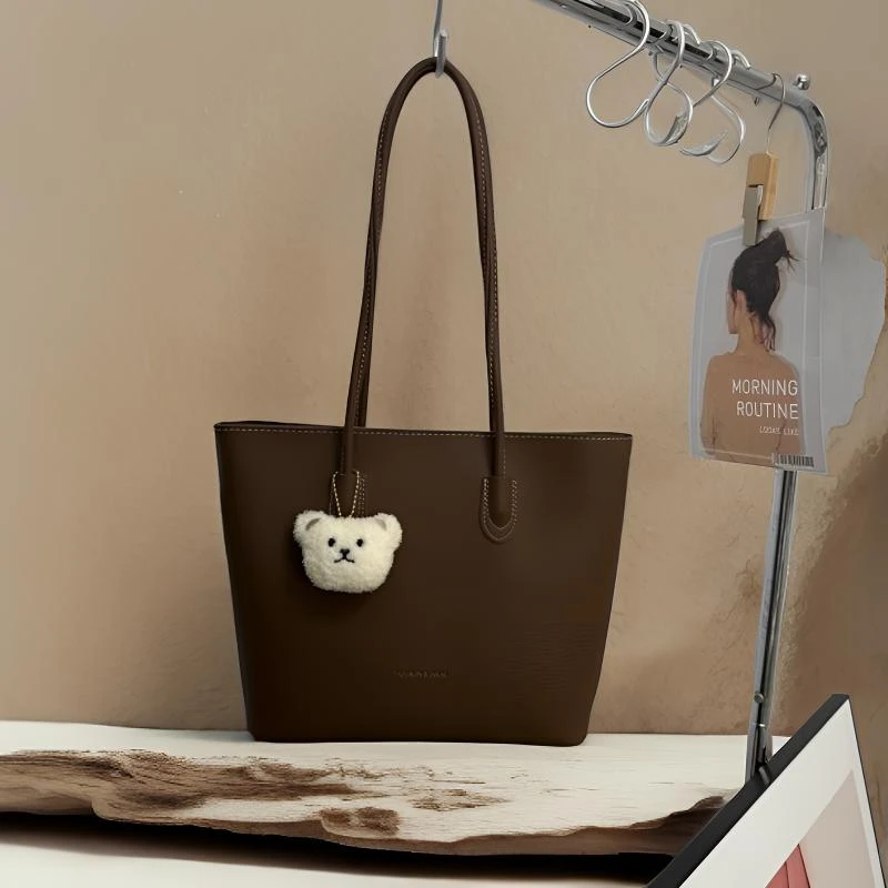 中号托特包简约韩版小众简约气质单肩包包女大容量女包#6021