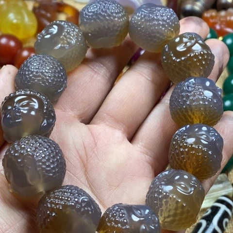 玛瑙/玉髓挂件未镶嵌
