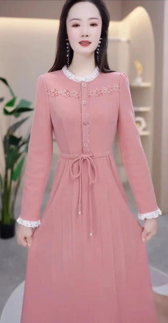 【玥欣服饰】X286  # 2025 修身 显瘦 早秋 减龄 连衣裙