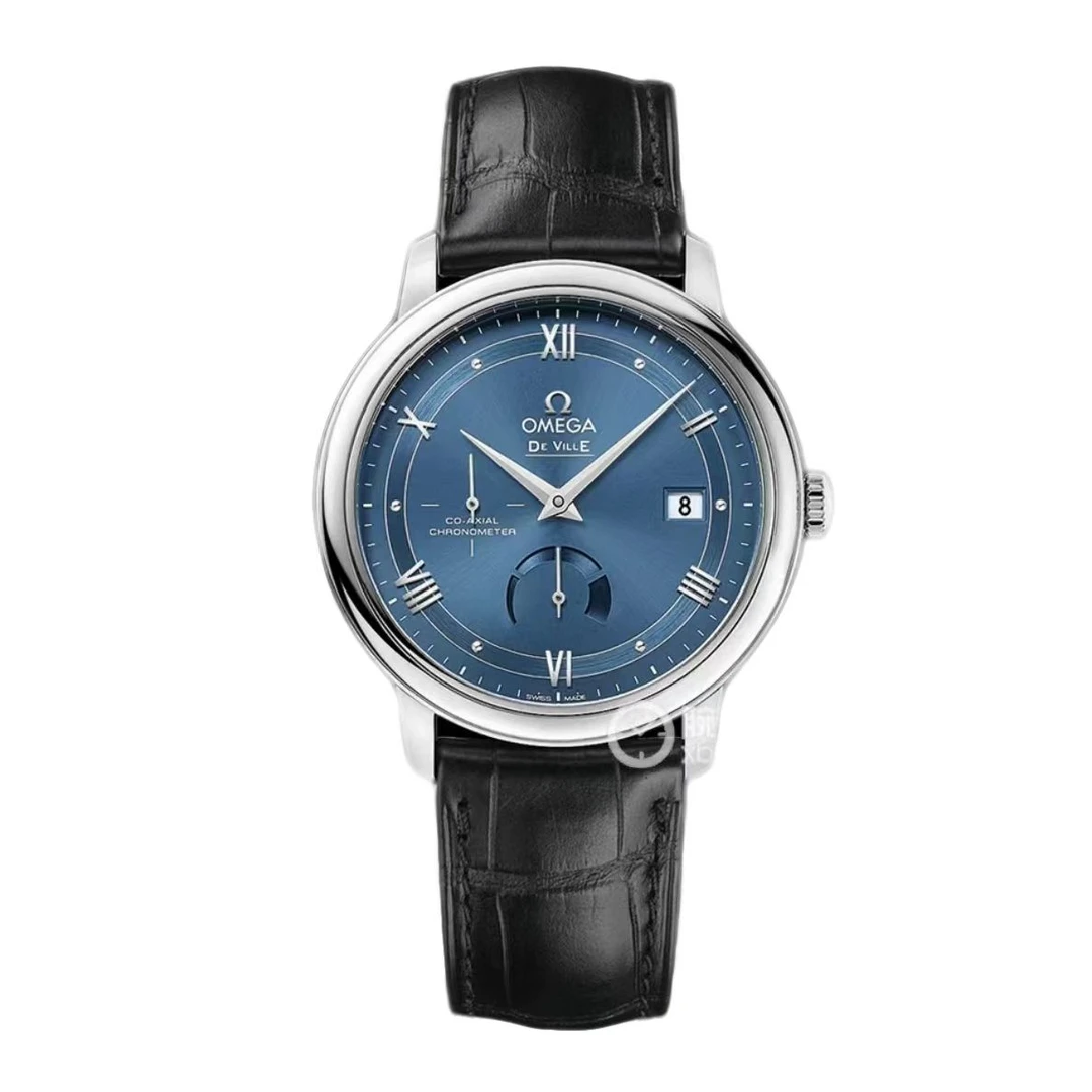 99新 Omega/欧米茄 碟飞男表/自动经典机械名表/优雅/蓝盘简约