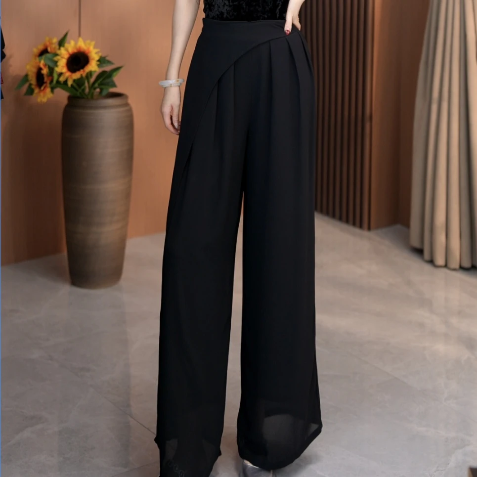 1020-41新款舒适时尚休闲阔腿裤