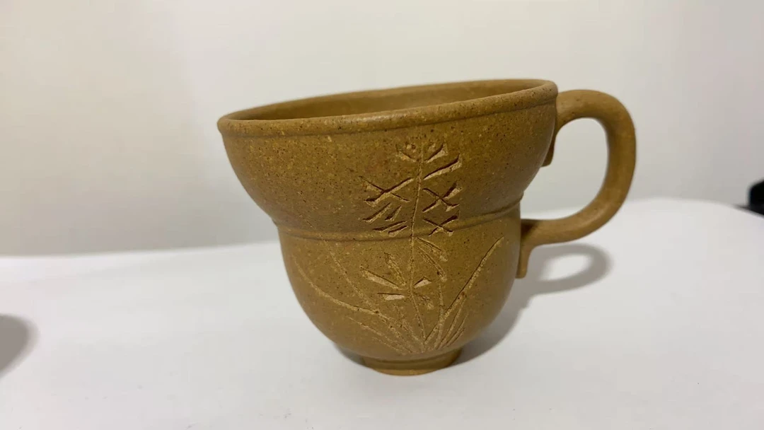 佳器甄选 宜兴紫砂 全手工 葫芦杯