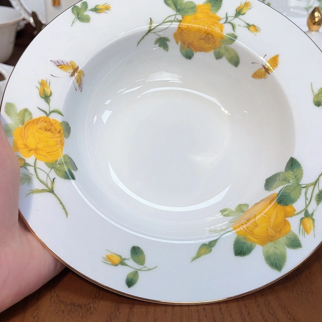 骨瓷草帽盘————————