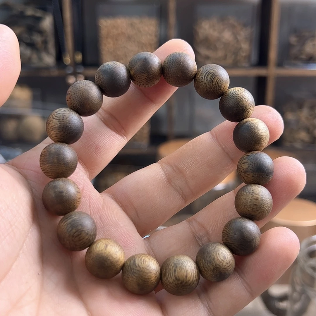 沉香手串12mm圆珠12g