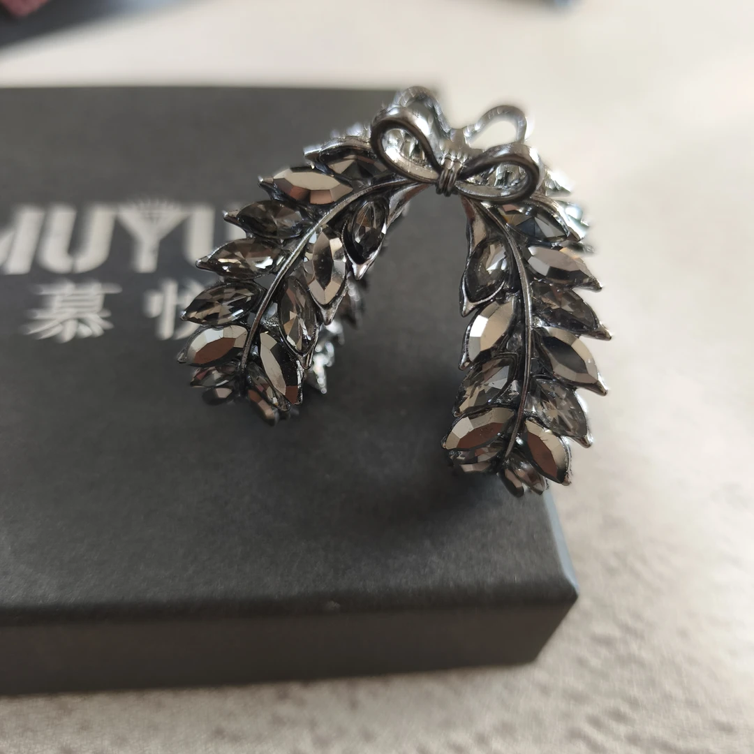 慕悦-麦穗低马尾夹M340新款专柜正品抓夹盘发夹马尾夹