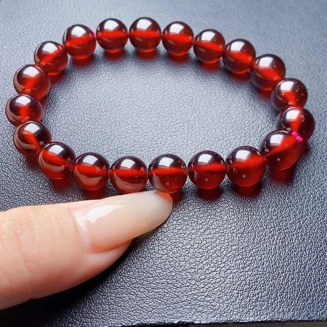 未镶嵌手链石榴石玖****)10橙