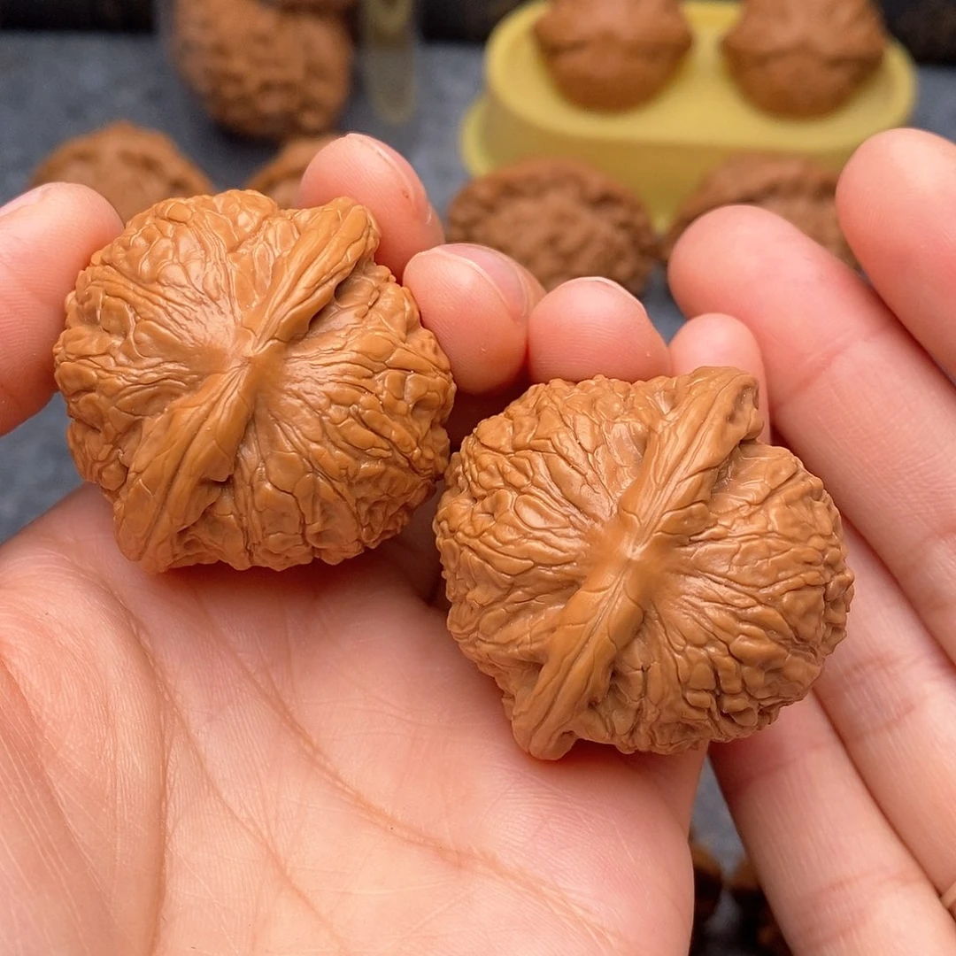 文玩核桃把件乾隆磨40尺