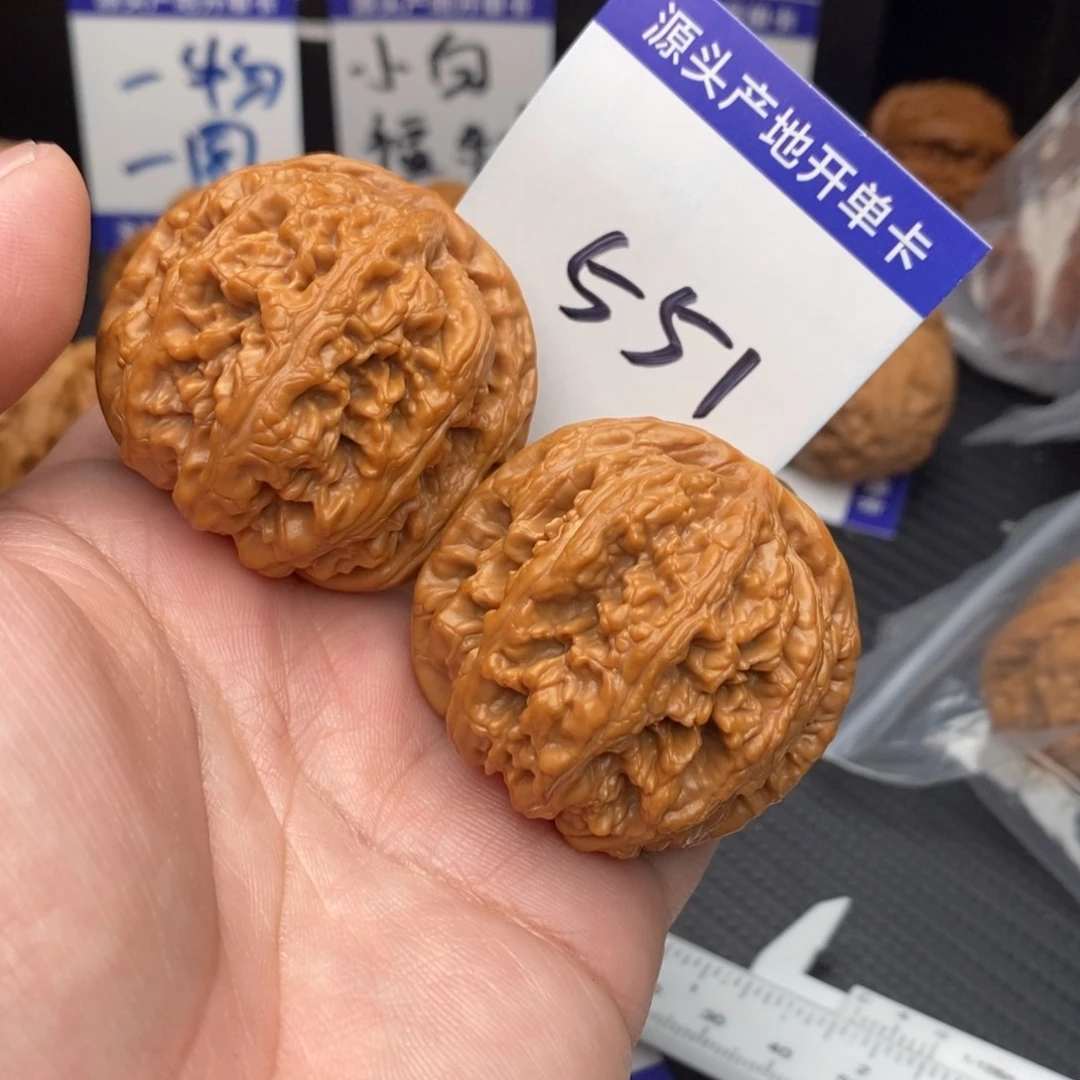 桃核把件粗筋44球筋