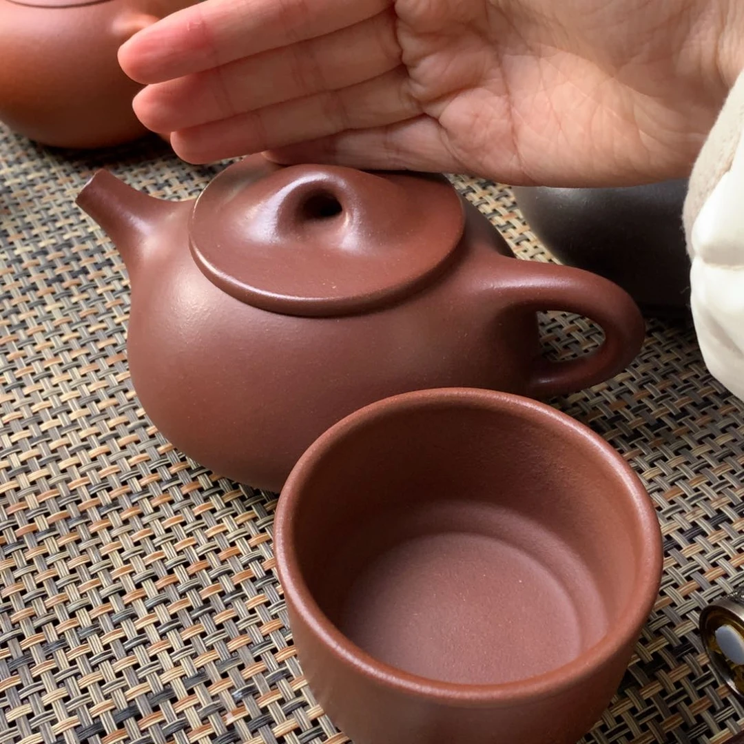紫砂茶壶哆***.宜兴紫砂壶茶壶原矿紫砂壶