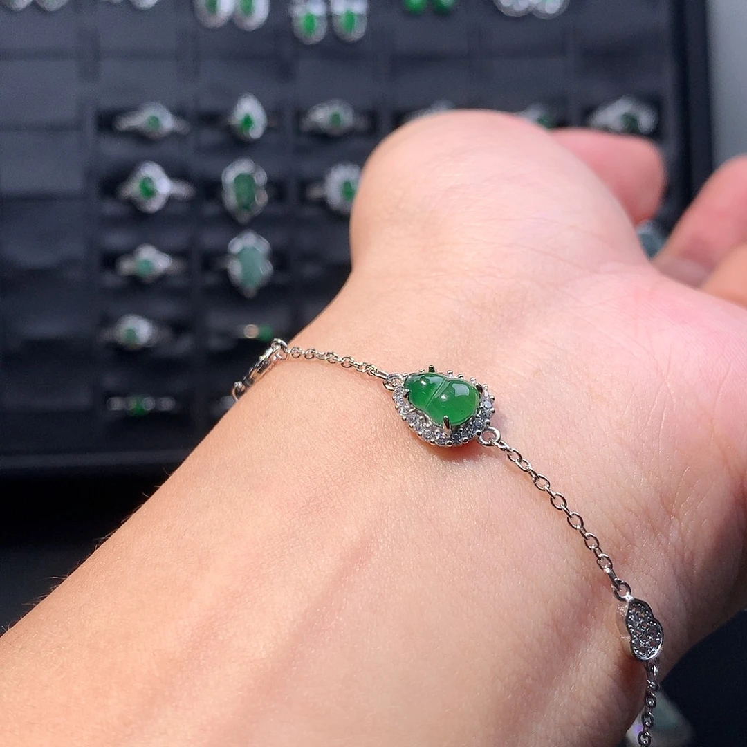 翡翠未镶嵌手链手链