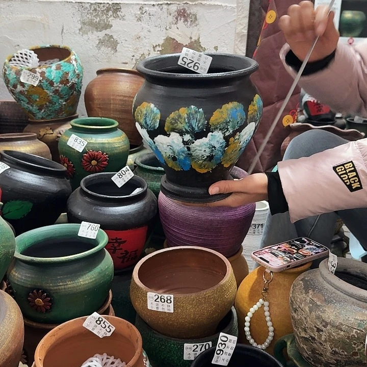 瑕疵彩绘鱼尾925高度20口径17