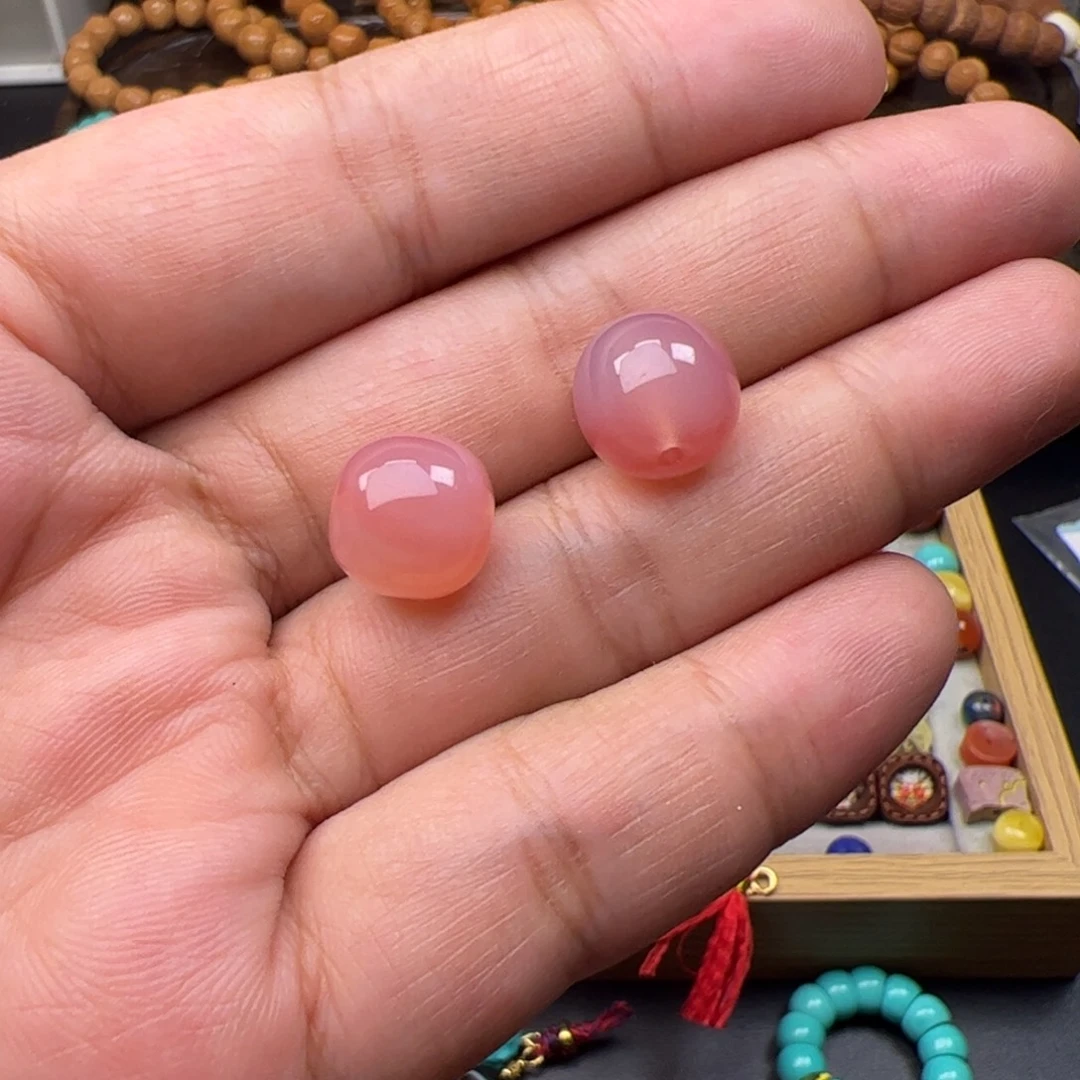 玛瑙/玉髓12mm老型未镶嵌多样性发一个