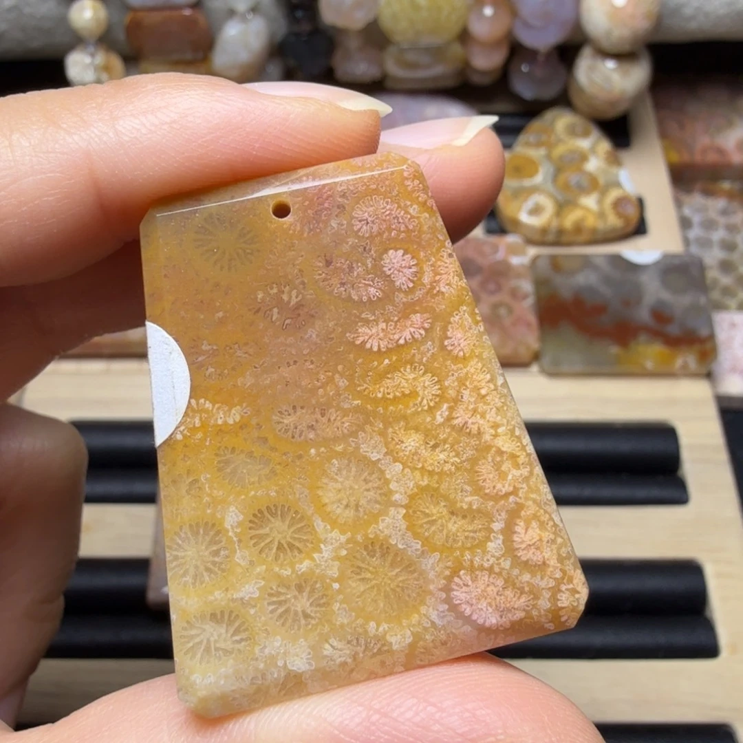 硅化玉未镶嵌上面看起来有大虾