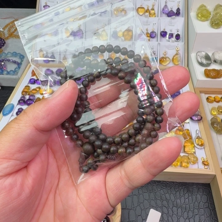 水晶手串未镶嵌堂***?多圈