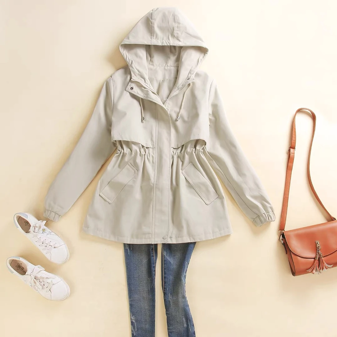 【连帽休闲洗水夹克外套】606