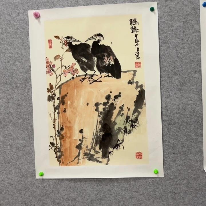 国画花鸟等多种鸟类的栖息地和