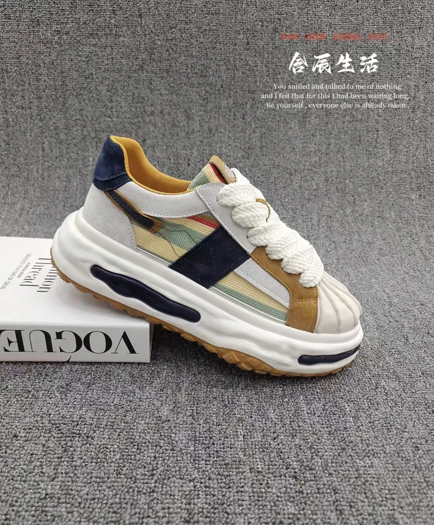 含辰生活2025夏男款低帮贝壳头潮鞋拼色百搭鞋子1069971