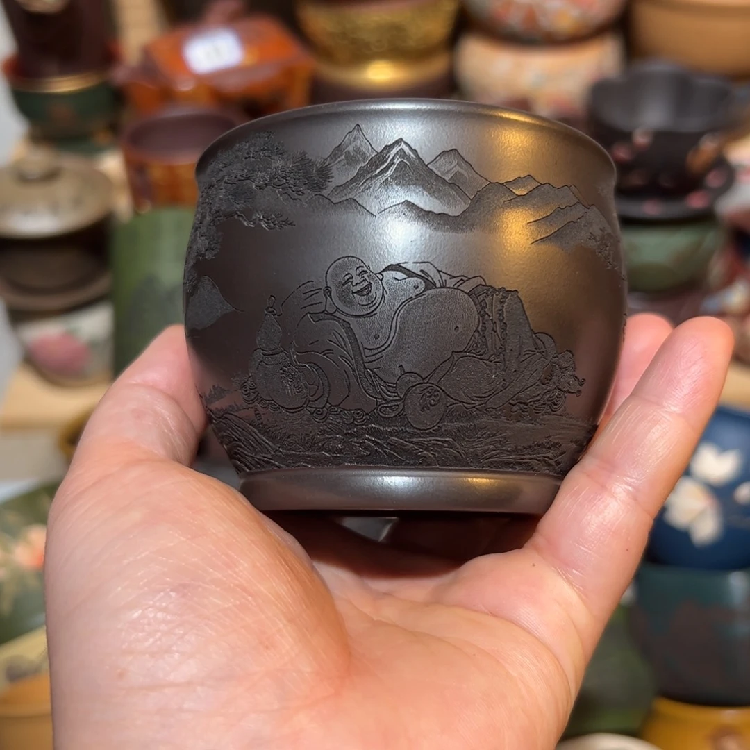 茶杯紫砂宜兴紫砂主人杯