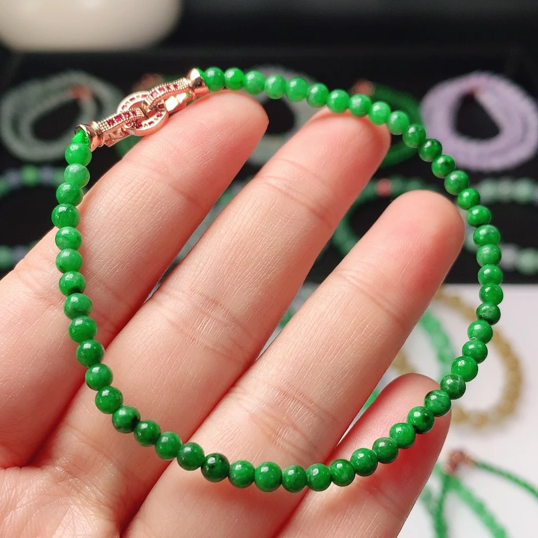 翡翠未镶嵌手链翡翠