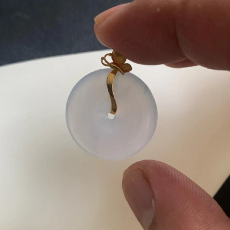 A货无结构平安扣