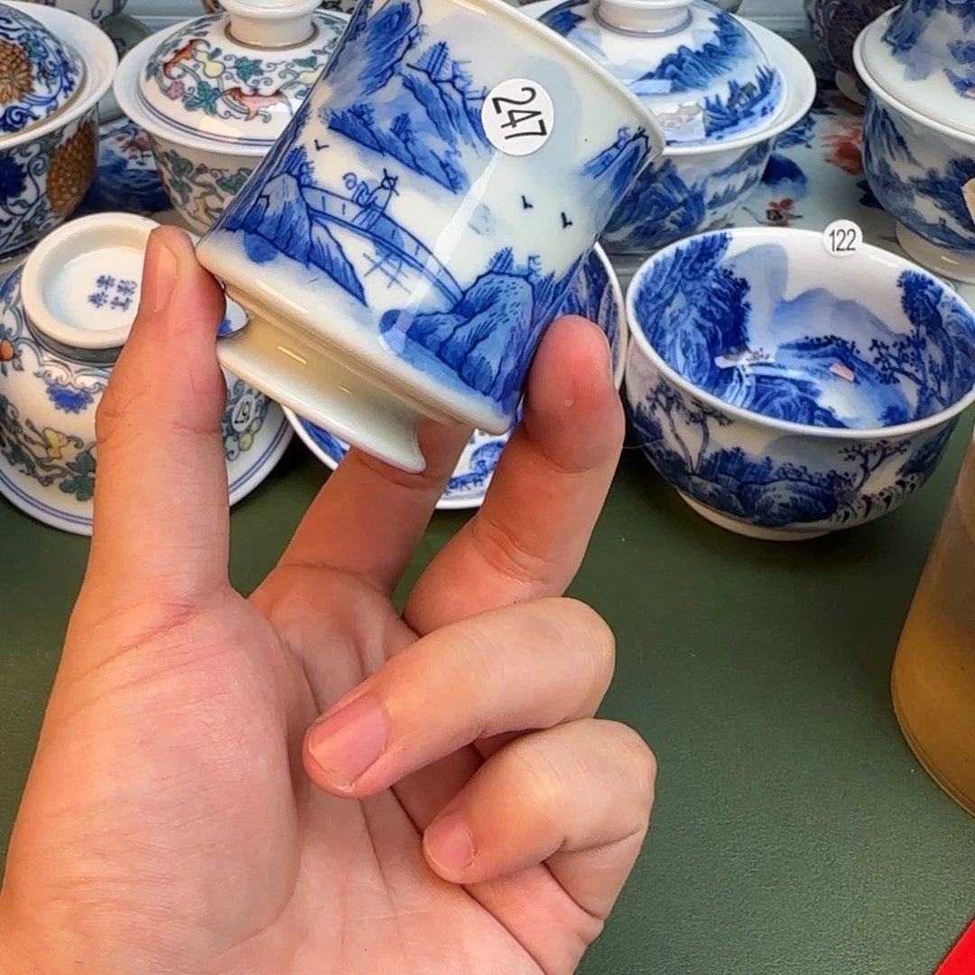 彦祖纯手工手绘茶具247