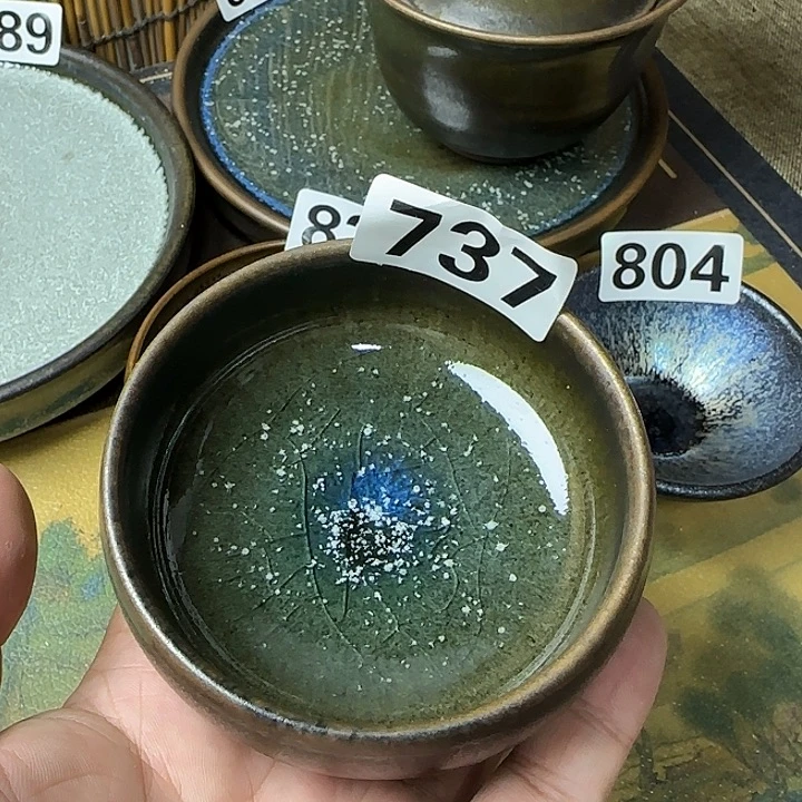 茶盏建盏杯主人杯龙窑柴烧