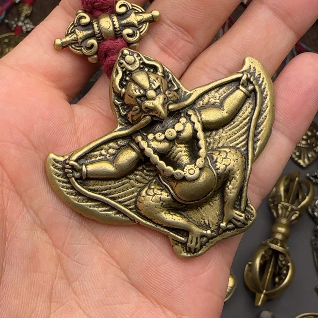 老铜大鹏鸟吊坠喜欢的来