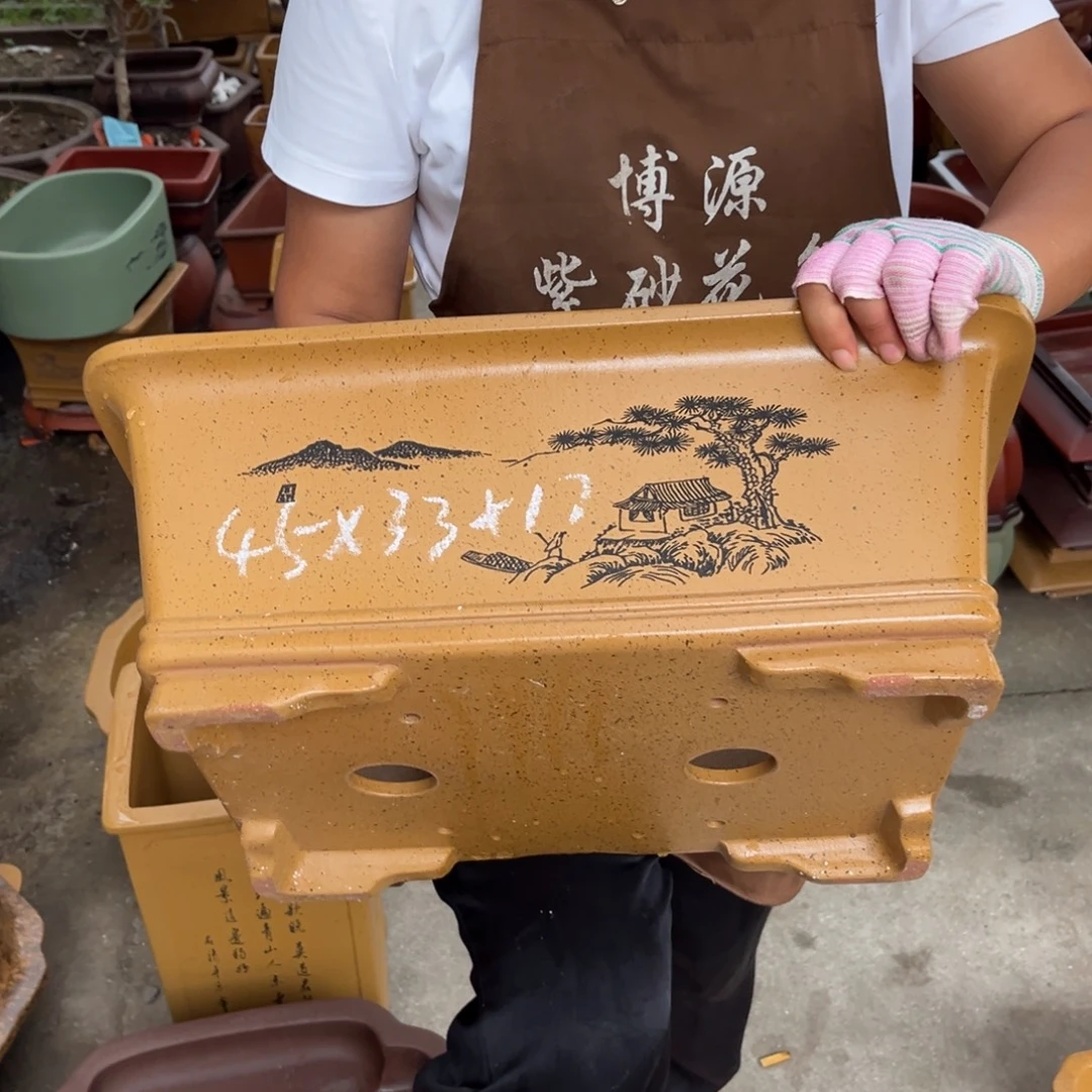 紫砂花盆盆景艺术