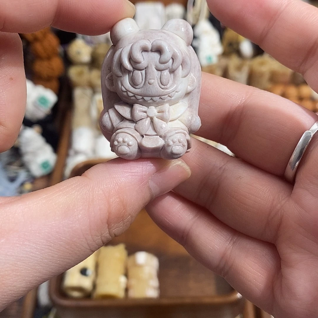 把件鹿骨M16美少女壮士鹿角