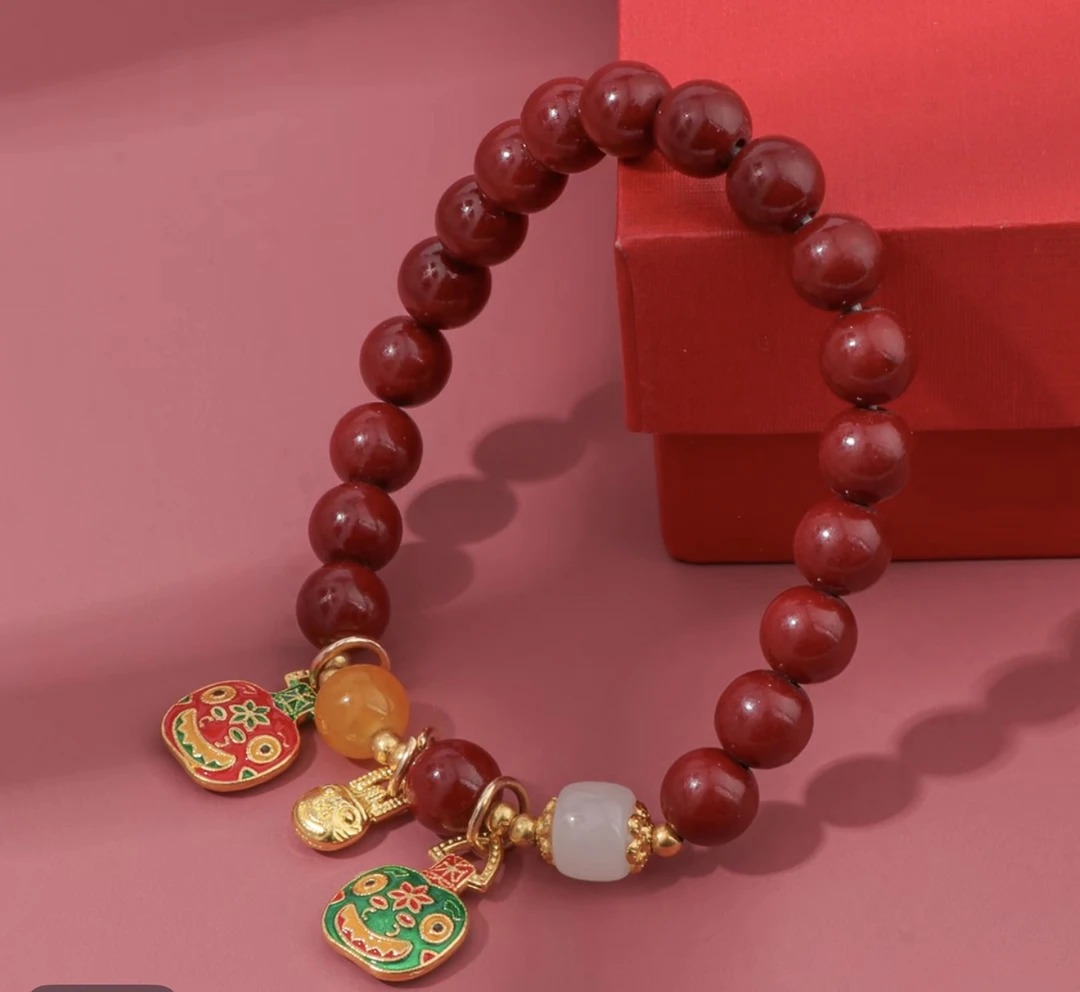 含辰砂工艺品J0196精品手串无礼盒