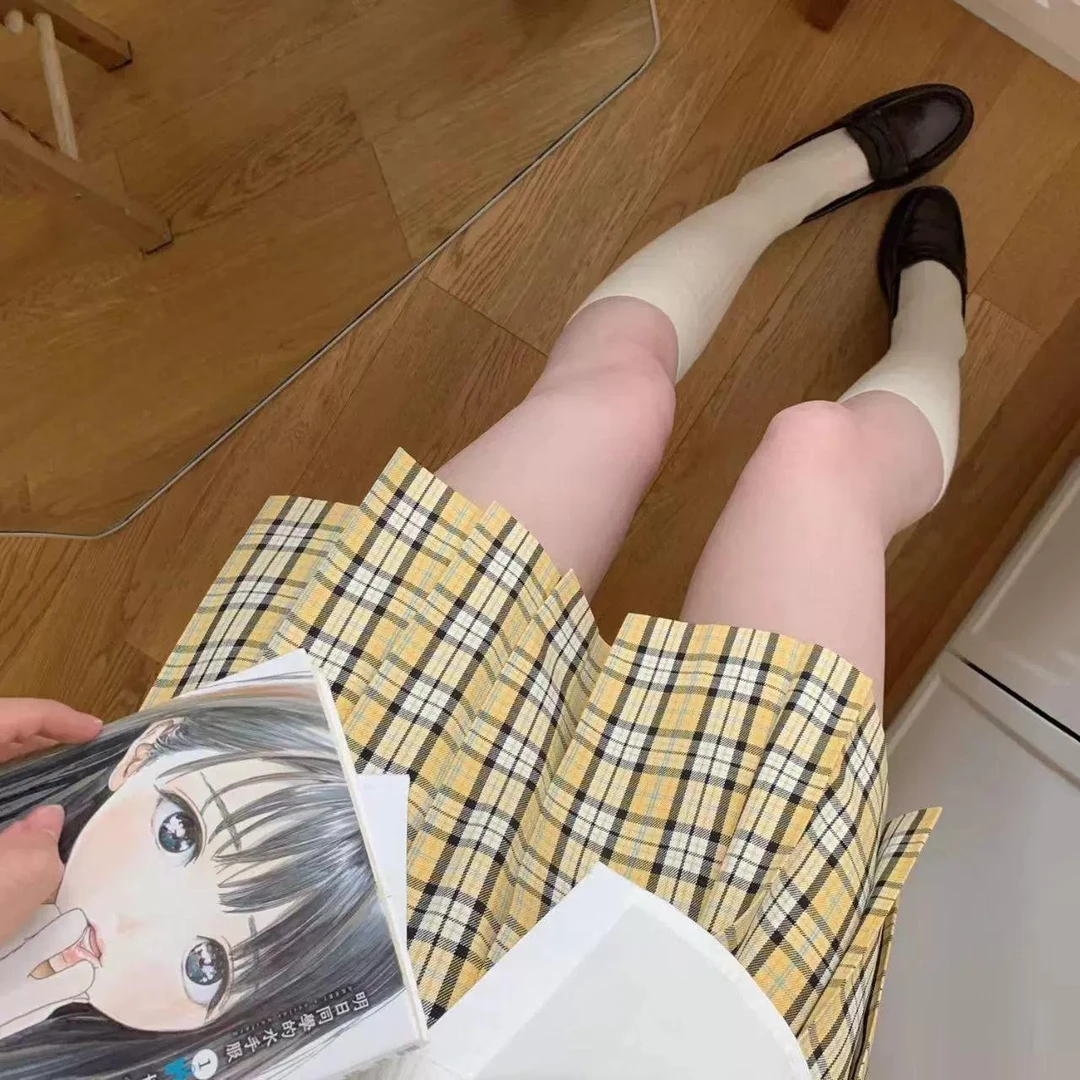 【小杏中】云烟原创正版校供制服百褶jk格学生五一旅游出街衣服