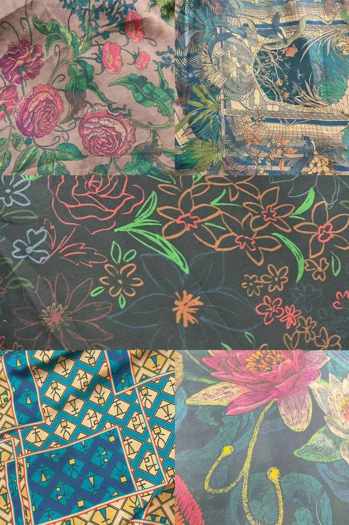 【澄意】四号 专拍链接素绉缎前喷香云纱桑蚕丝布料0.5m 不退换