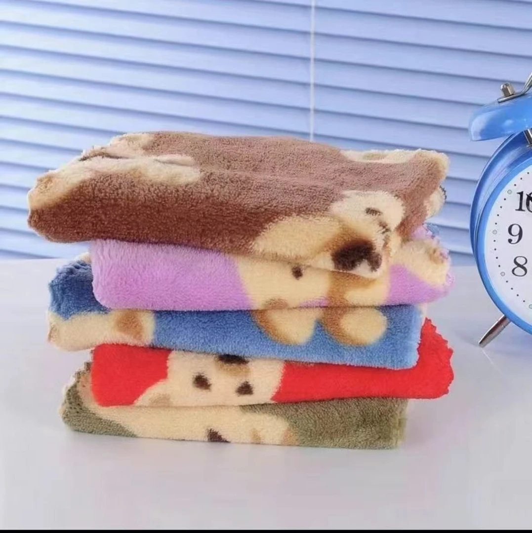 珊瑚绒小方巾 洗碗布 抹布家用柔软不掉毛加厚吸水简约可爱