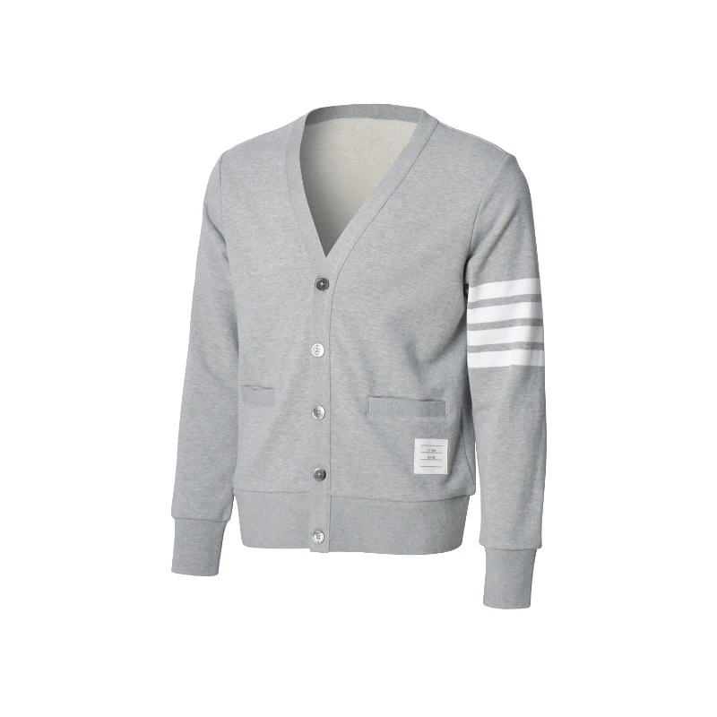 Q经典口袋款秋冬季纯棉男女同款常规休闲开衫百搭修身时尚潮流