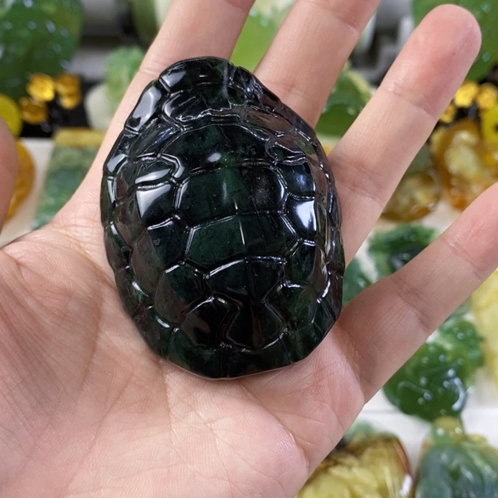 未镶嵌岫玉手把件