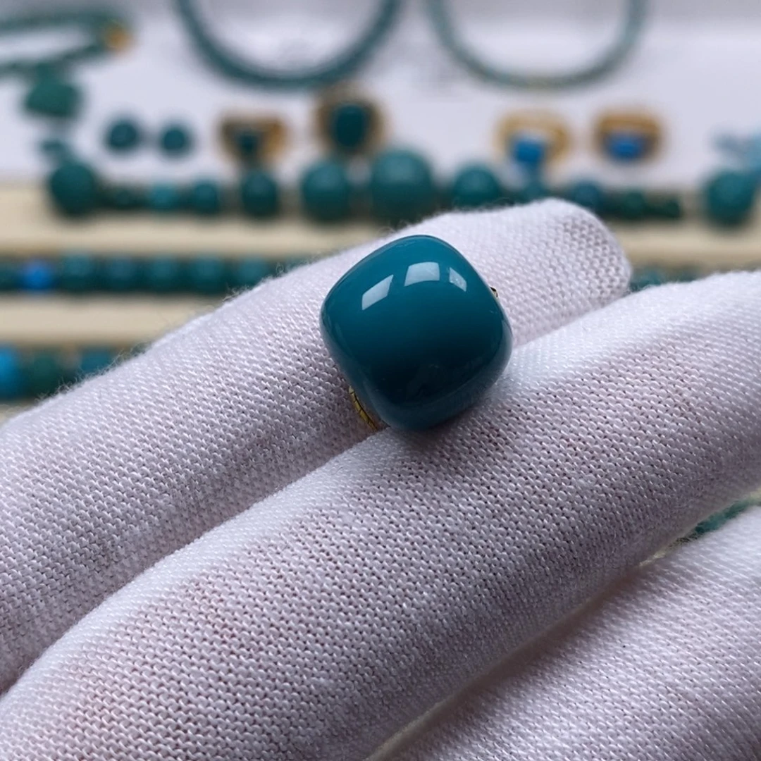 绿松石未镶嵌珠宝奇石老型11.9mm