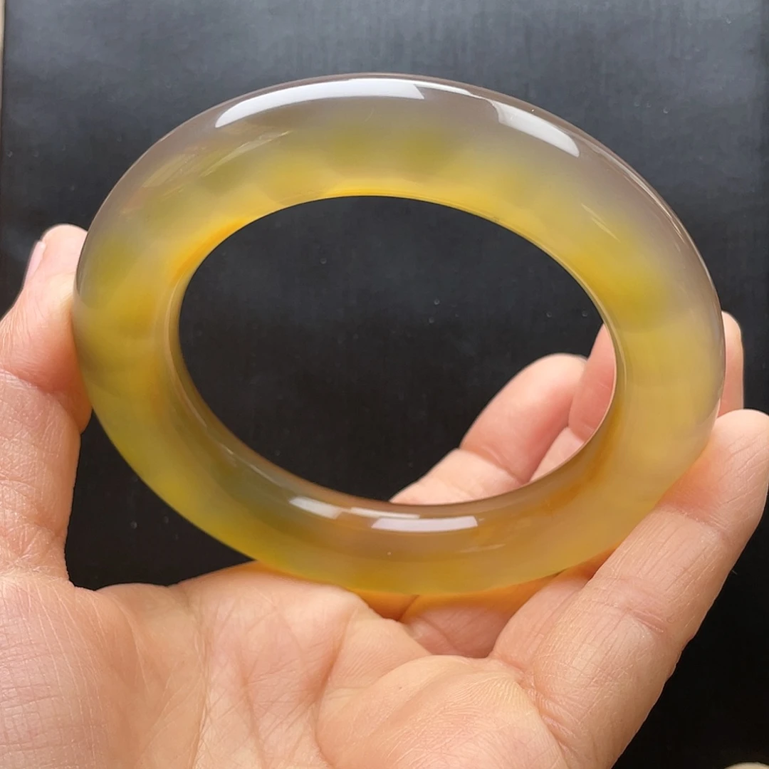 玛瑙/玉髓未镶嵌手镯58圈口