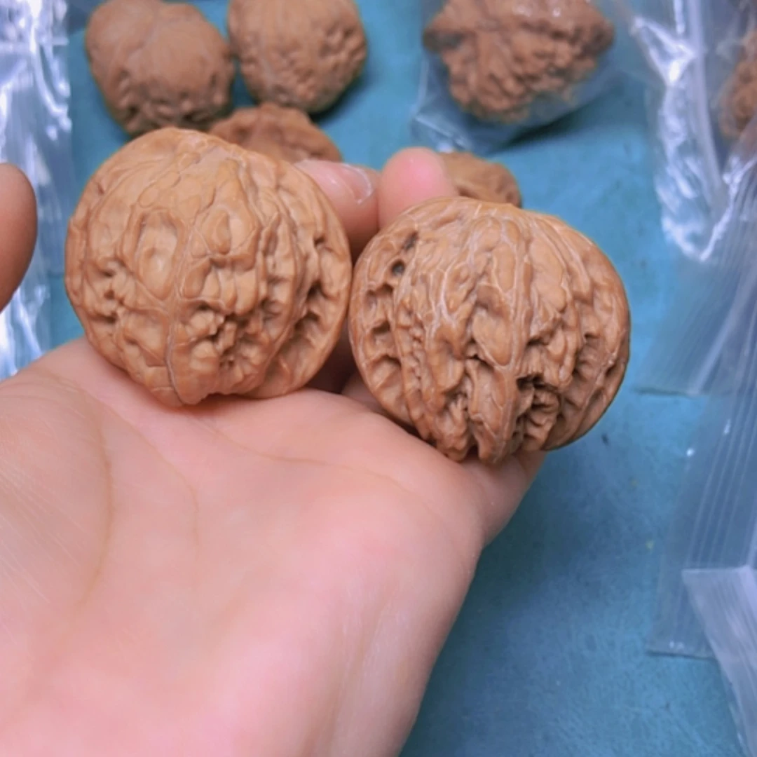 【闪购商品】把件核桃39.5磨盘有修出油