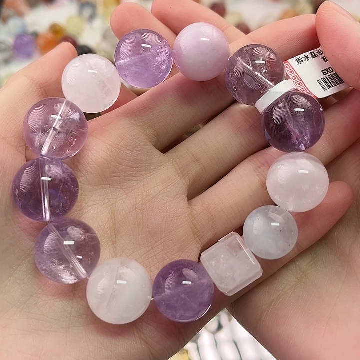 未镶嵌紫晶手链16-17mm