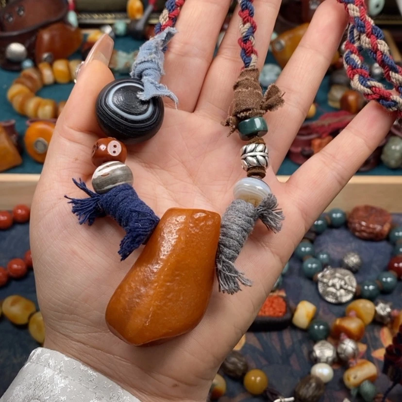 【闪购商品】蜜蜡颈饰未镶嵌项链