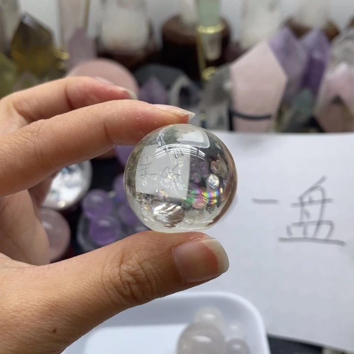 45未镶嵌水晶白水球