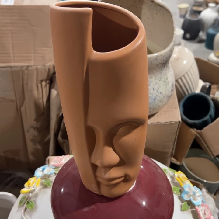 陶瓷花瓶摆件外贸出口微瑕捡漏