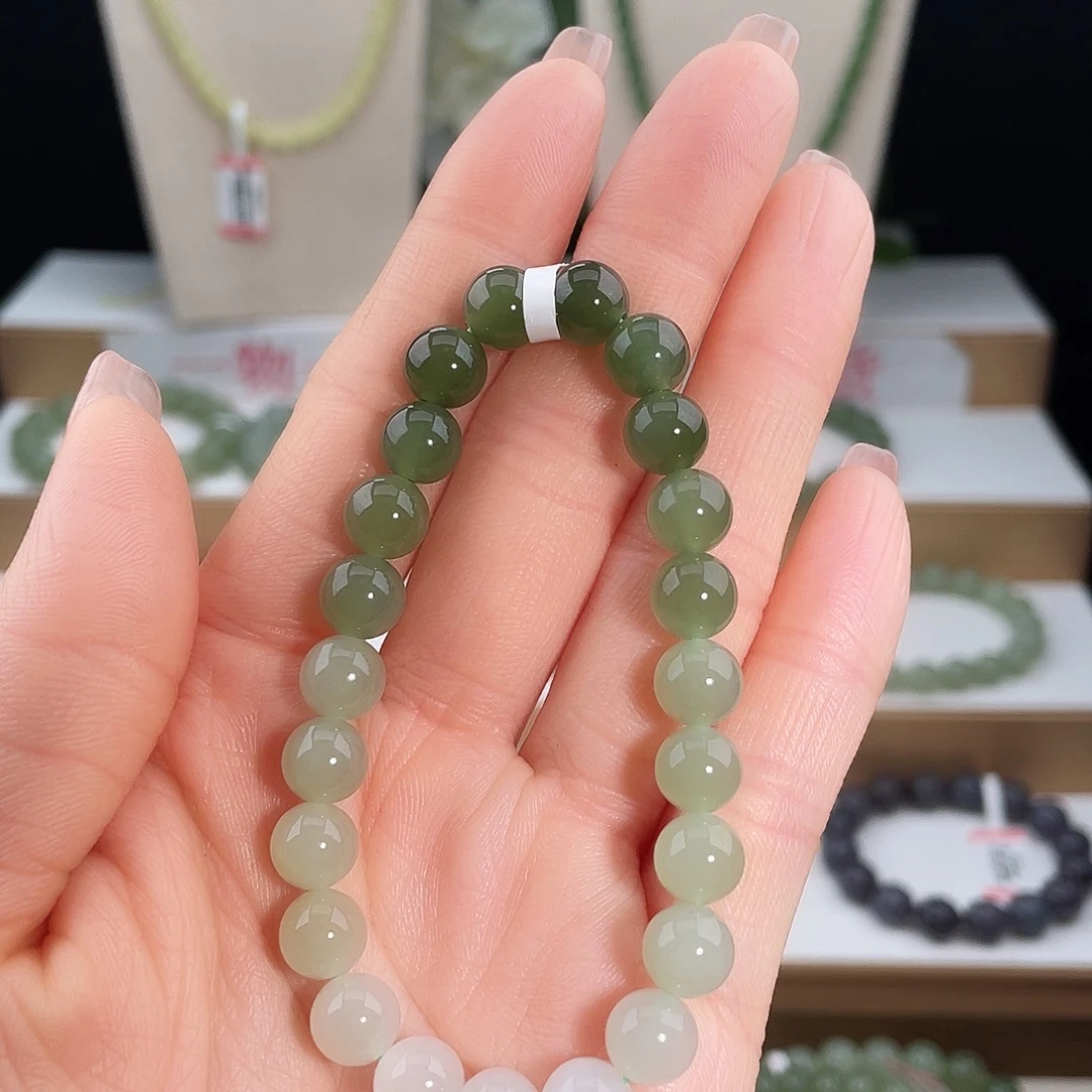 和田玉未镶嵌手链